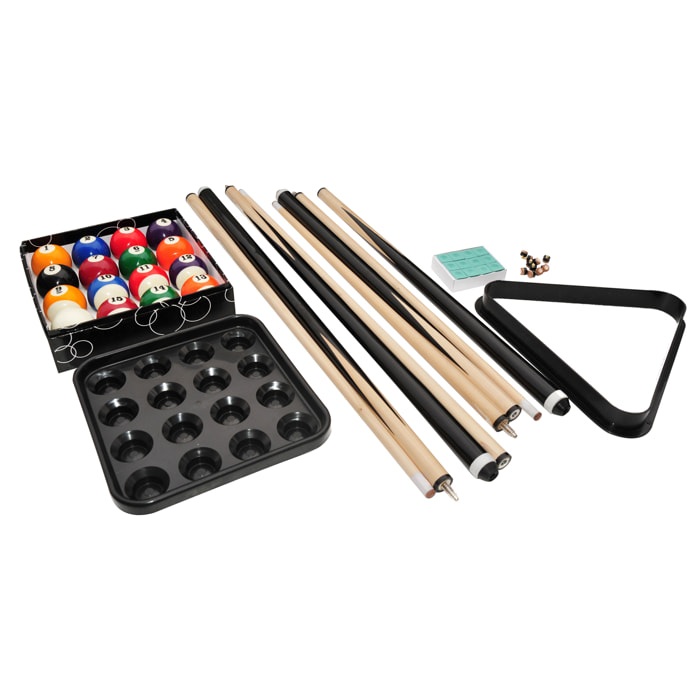 Pack complet billard américain en résine et bois - Seattle