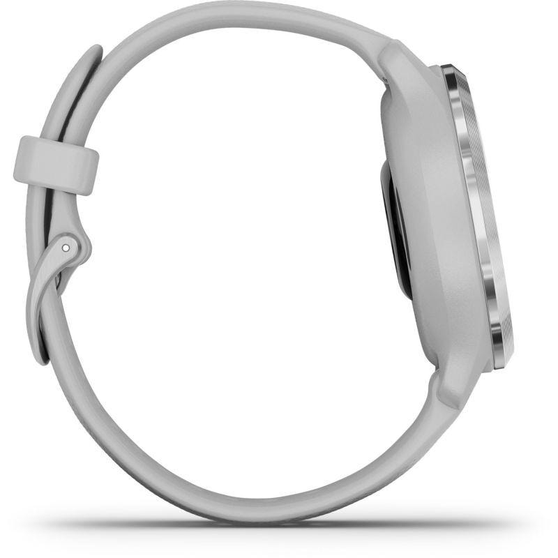 Montre sport GARMIN Venu 2S Silver avec bracelet gris clair