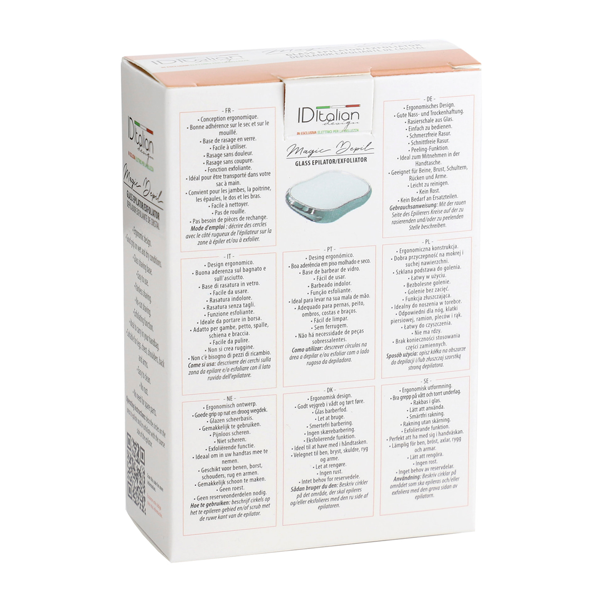 Gomme cheveux en verre