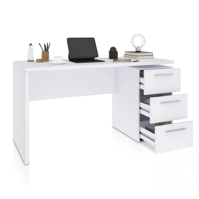 Mesa de escritorio Sasha Blanco Artik (Blanco Mate)