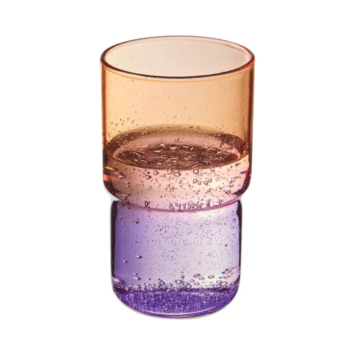 Set di 6 bicchieri da acqua viola/arancione 32 cl Candy Mix - Luminarc