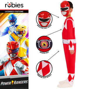 DISFRAZ POWER RANGERS ROJO MGM CL INF