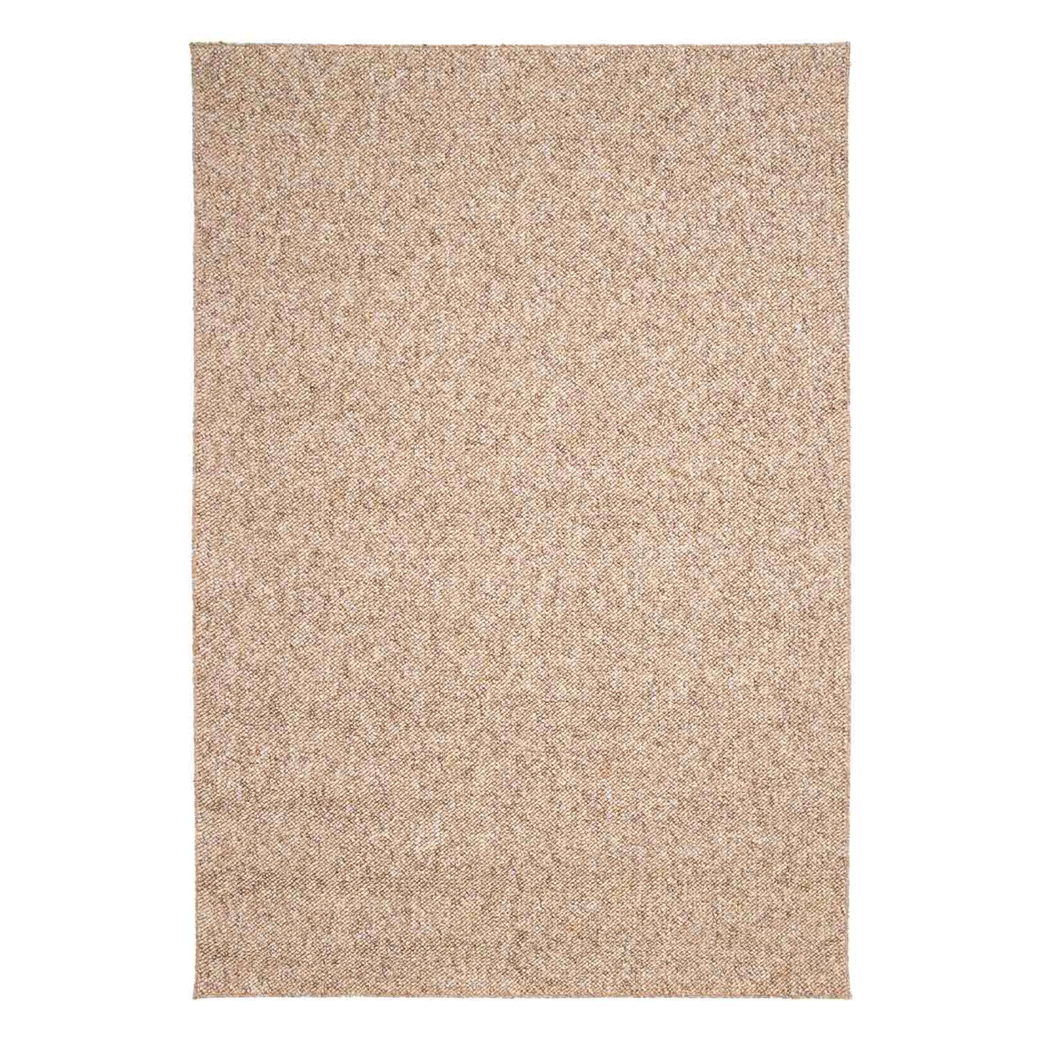 Tapis intérieur bouclette caramel effet chiné WALTER