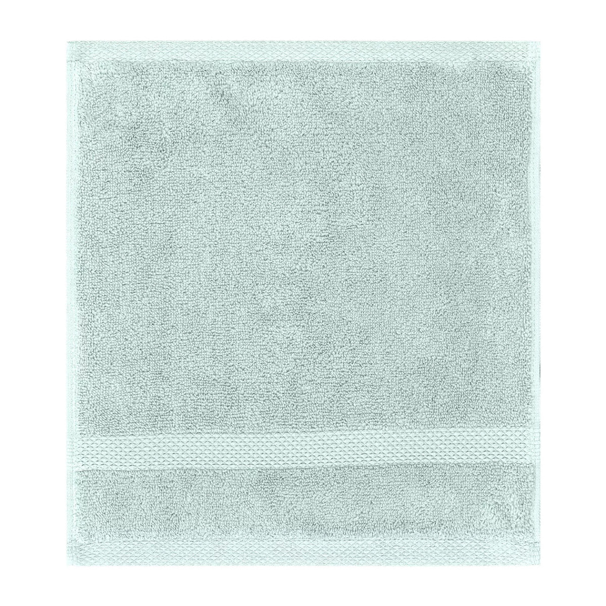 Carre pur coton 550 g/m² uni bleu Elea glacier
