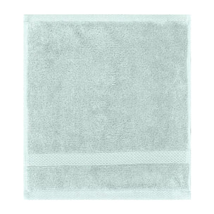 Carre pur coton 550 g/m² uni bleu Elea glacier