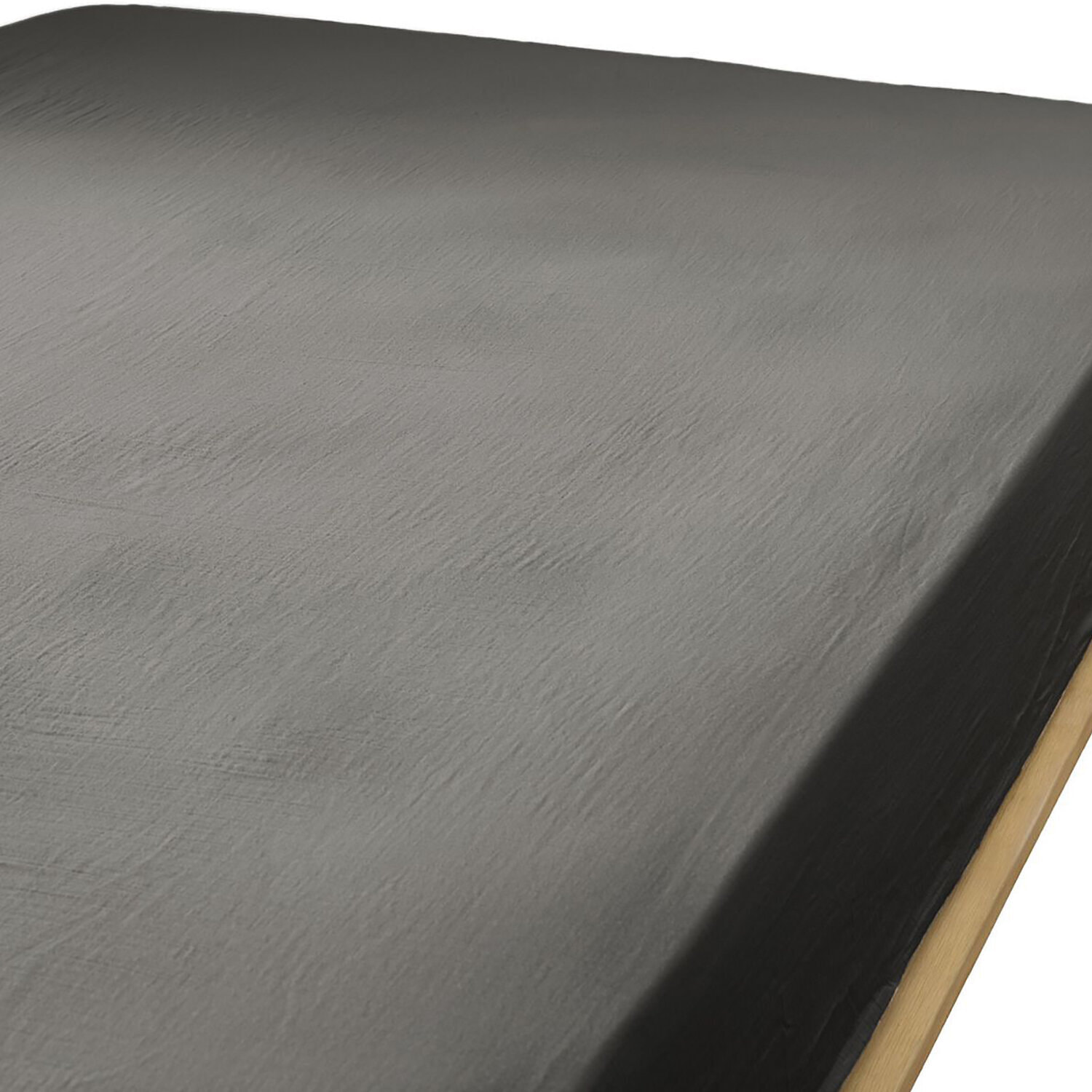 Drap housse - bonnet:30cm - 100% gaze de coton granit