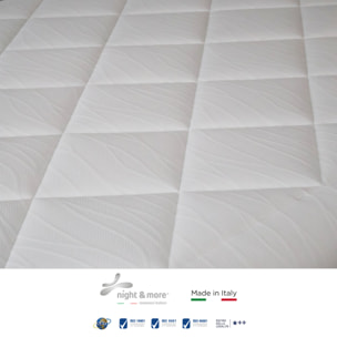 "Summer" H23 cm 140x200 2 guanciali Memory OMAGGIO sfoderabile Memory Foam a tre strati