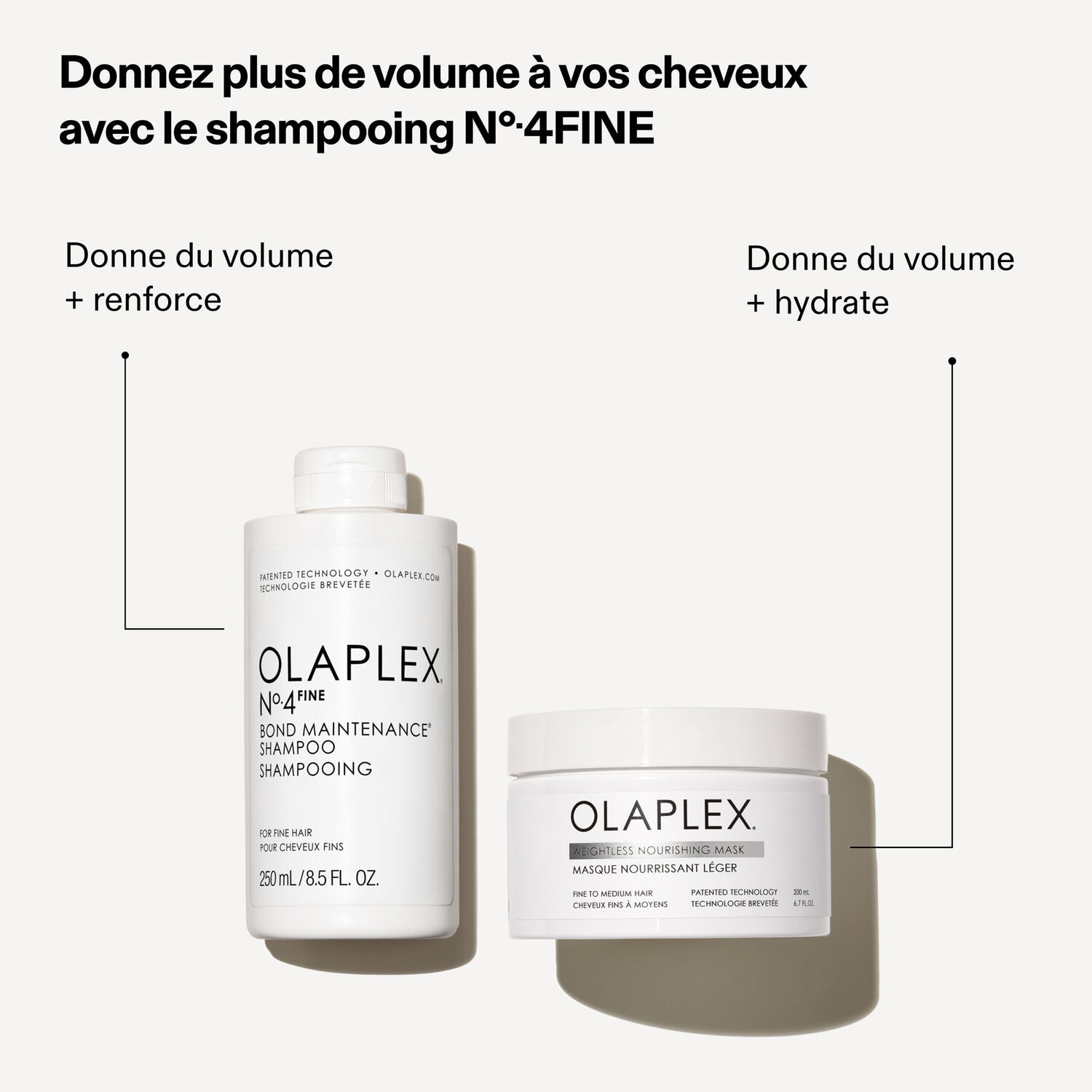 Masque Nourrissant Léger - Pour Cheveux Fins. Donne du Volume Sans Alourdir 200 ml