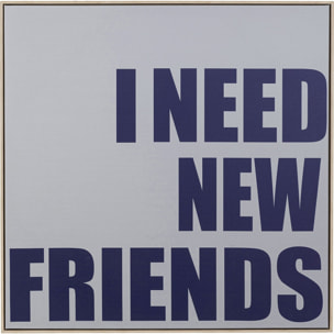 Tableau New Friends 80x80cm Kare Design