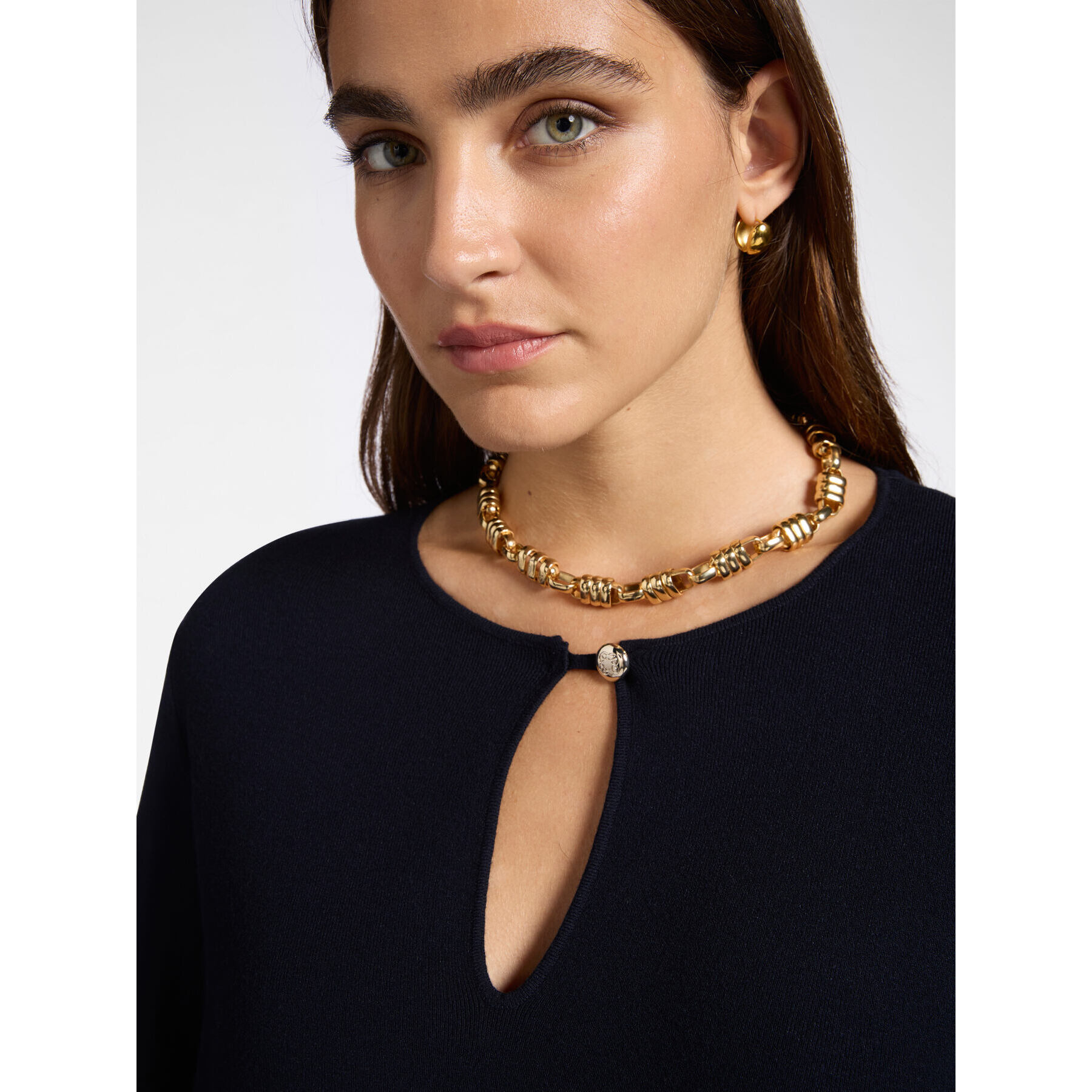 Elena Mirò - Vestido de punto - Azul