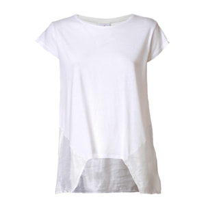 DEHA - T-shirt LINEN TRIMS T-SHIRT in cotone per donna