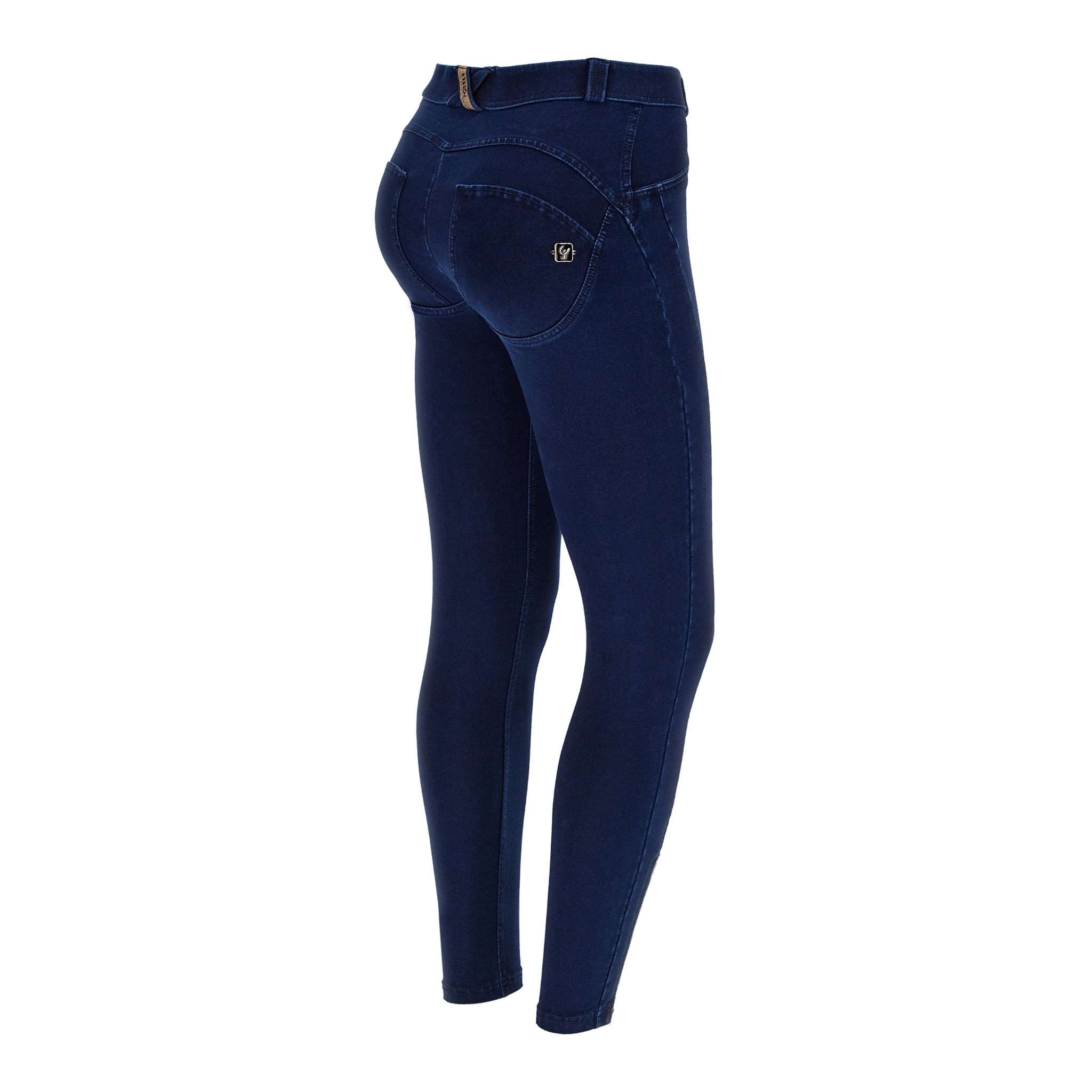 Jeggings push up WR.UP® vita alta 7/8 con zip sul fondo