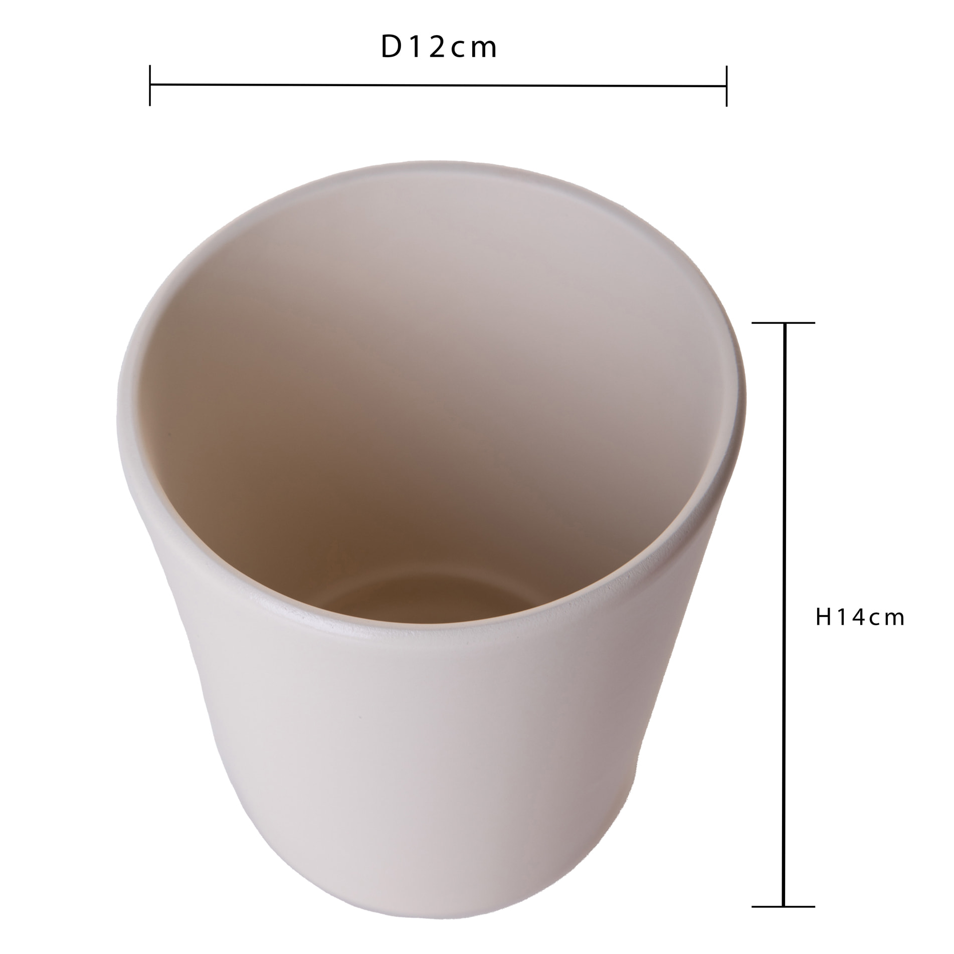 Vaso Orchidea diametro 12X14 Cm - Pezzi 6 - 12X14X12cm - Colore: Bianco - Bianchi Dino - Decori Casa E Complementi