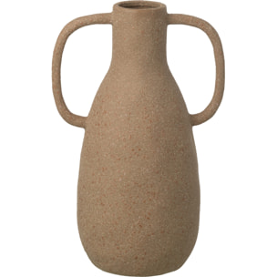 J-Line Vase Jodi - grès - taupe - small