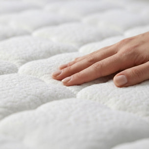 Ensemble Rivoli 2 places | Matelas Memoire de forme avec sommier en bois