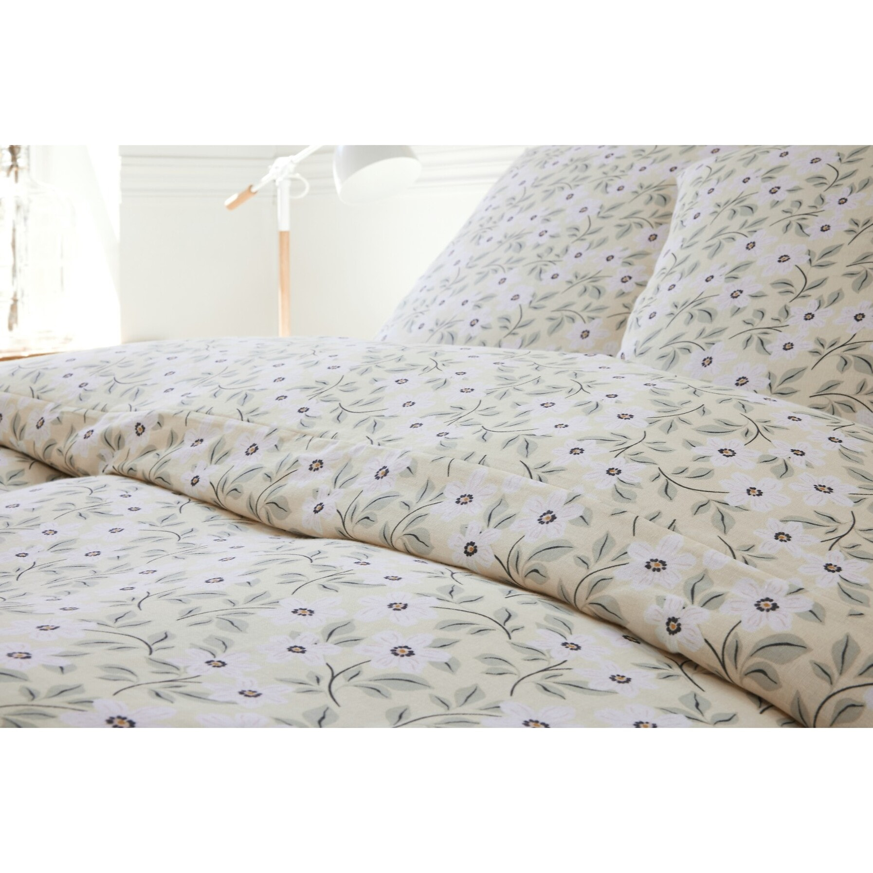 Parure housse de couette 100% gaze de coton imprimé loucile