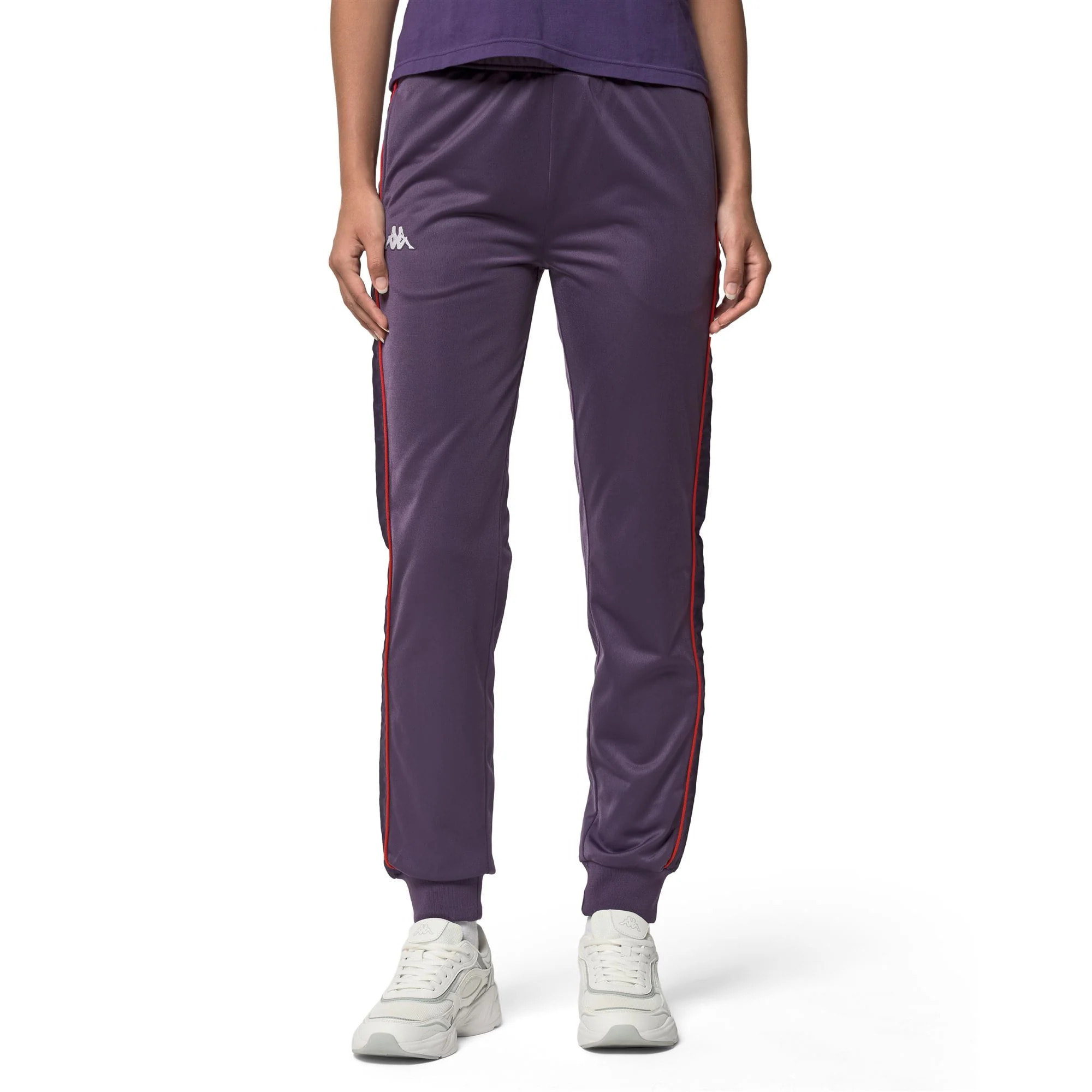 Kappa - Pantalones Mujer Violeta - 222 Banda Wrastoria Slim