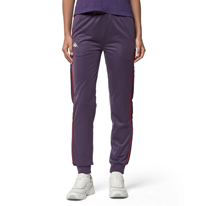 Kappa - Pantalones Mujer Violeta - 222 Banda Wrastoria Slim