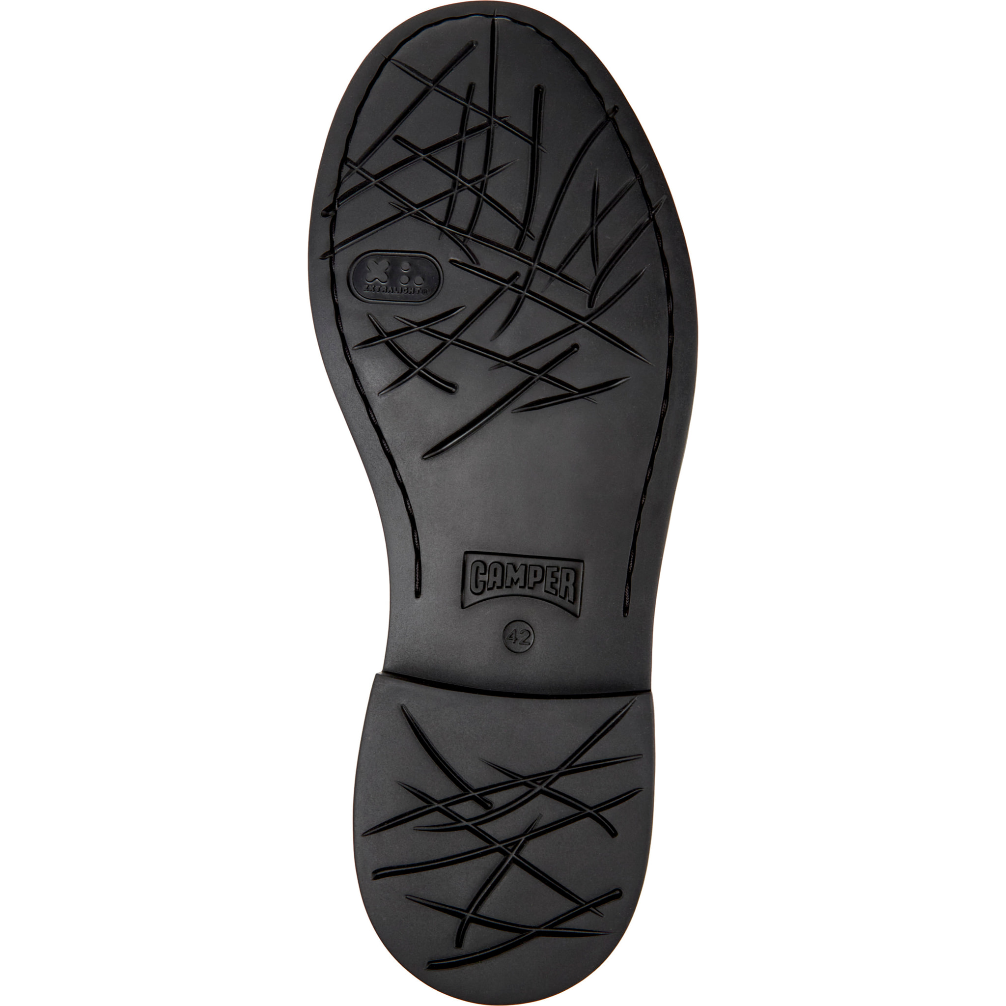 Zapatos de cordones - CAMPER Dean - Negro - Cuero liso