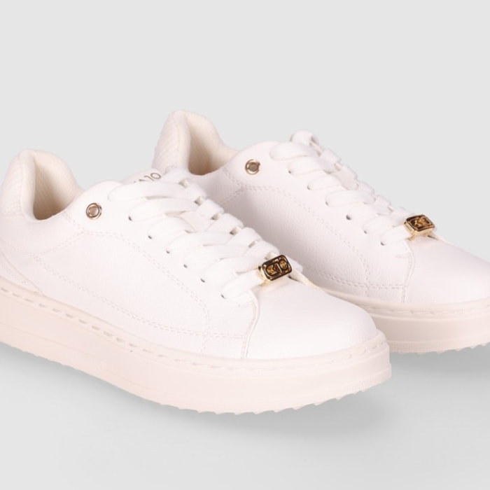 Deportivos - Blanco - Tacón: 5 cm