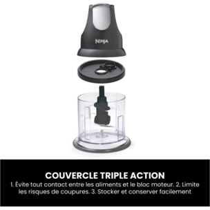 Hachoir NINJA Express Chop Mini hachoir & mixeur NJ1002EUBK