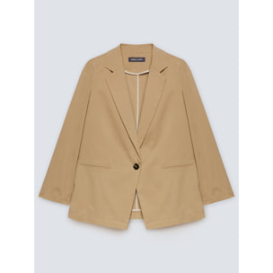 Fiorella Rubino - Blazer a un bottone - Beige