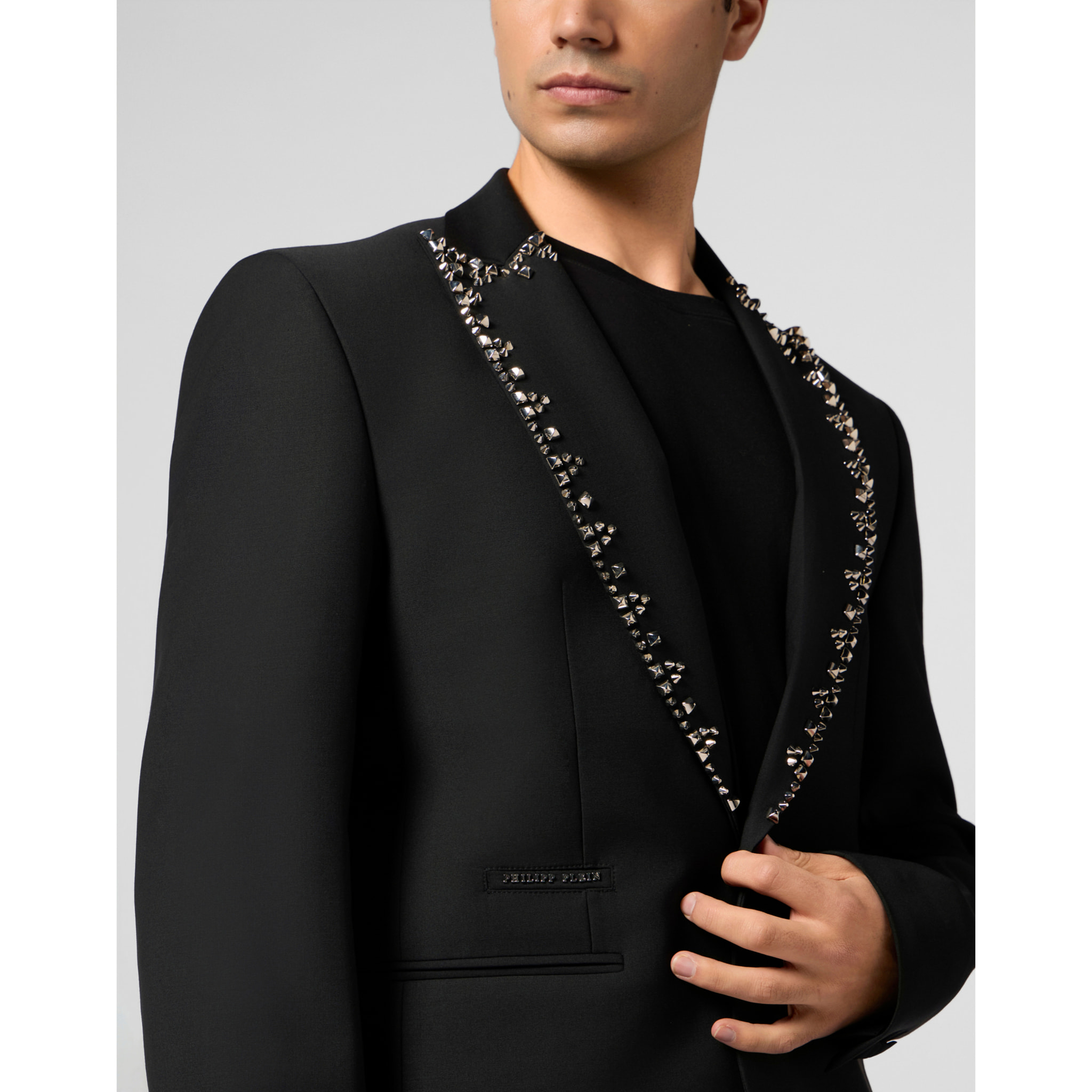 PHILIPP PLEIN Blazer Lord Fit Lapel Studs