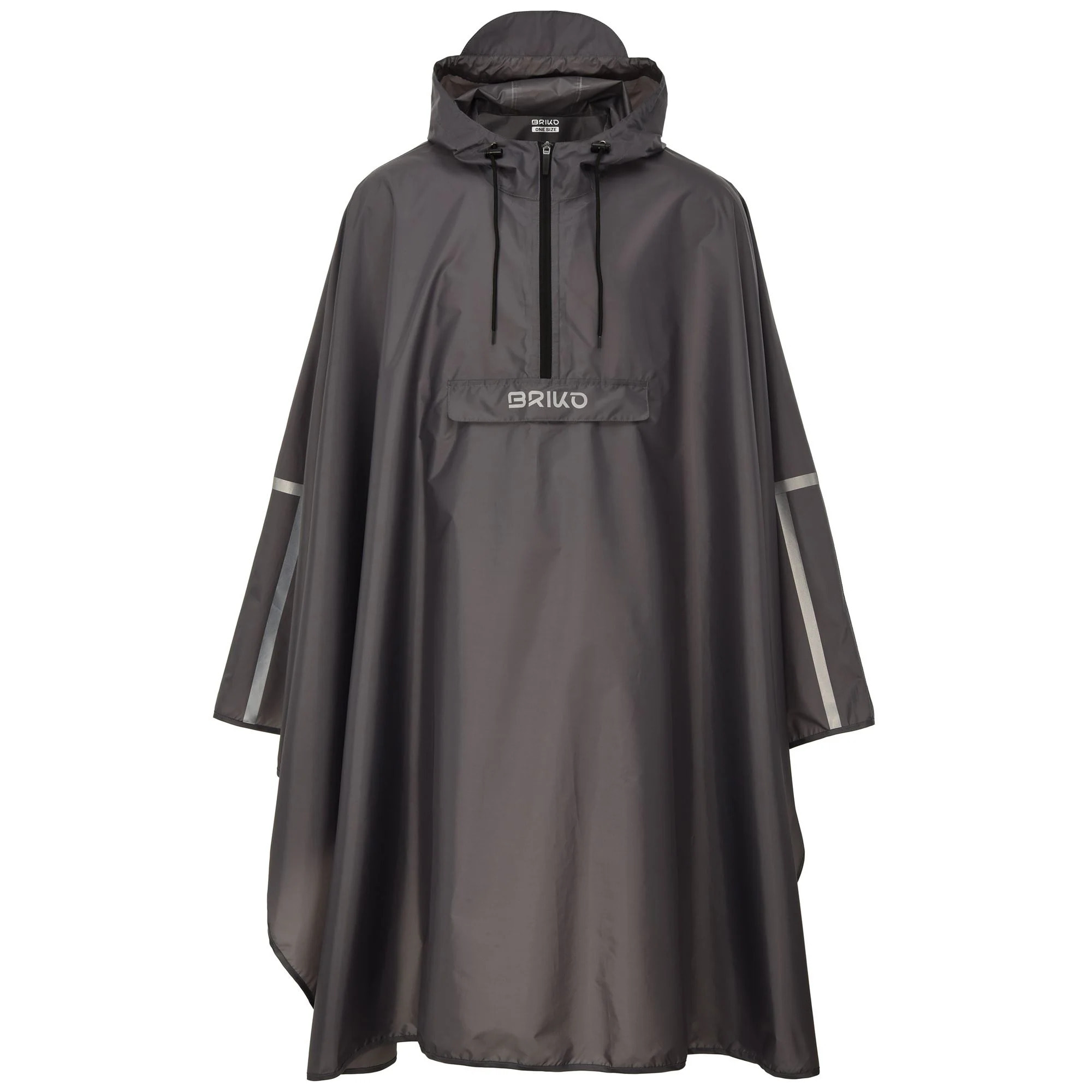 Giacche Briko Uomo Donna Grigio District Poncho