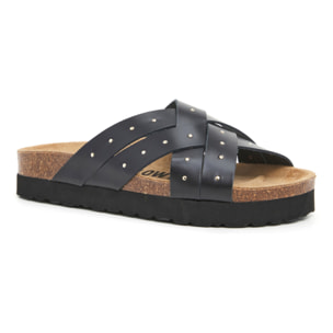 SANDALO CON ZEPPA BILLOWY NERO