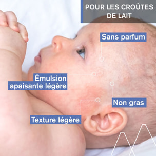 Bébé - 1er Soin Croûtes de Lait - Apaise, Élimine Les Squames & Hydrate 40 ml