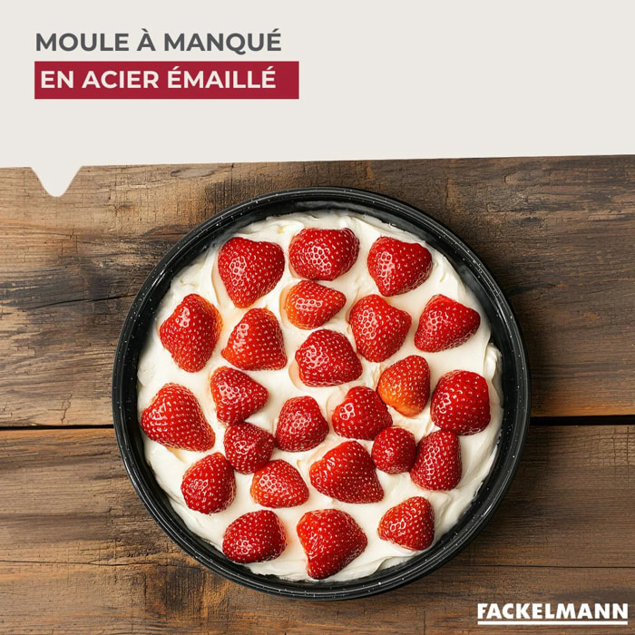 Moule à manqué émaillé 26 cm Fackelmann