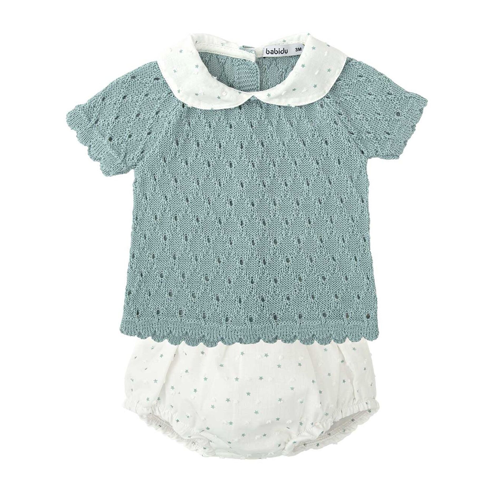 Conjunto Ranita Bebe Niña Punto Esperanza