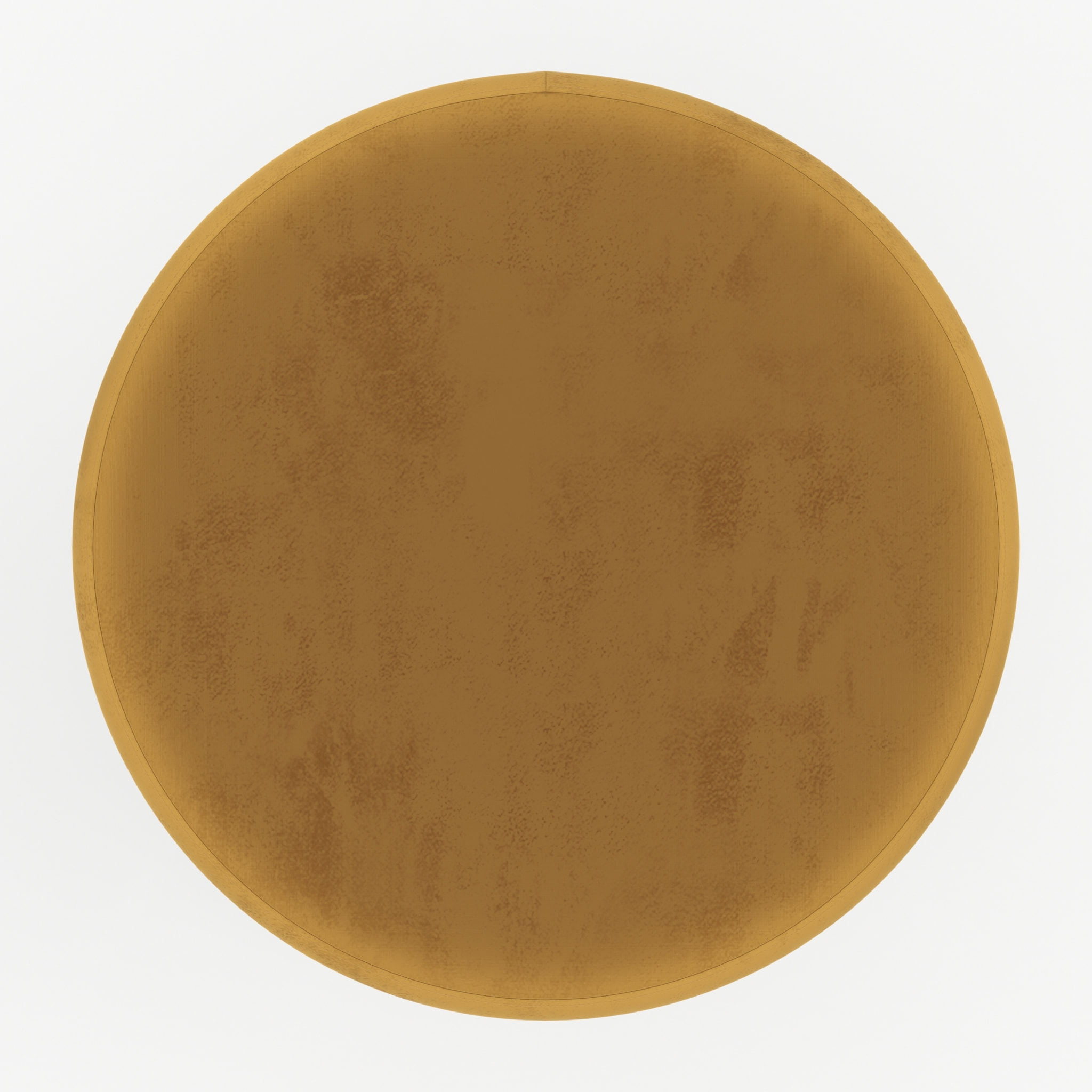 Lot de 2 tabourets pour îlot central 63 cm en velours jaune curry - Kendal