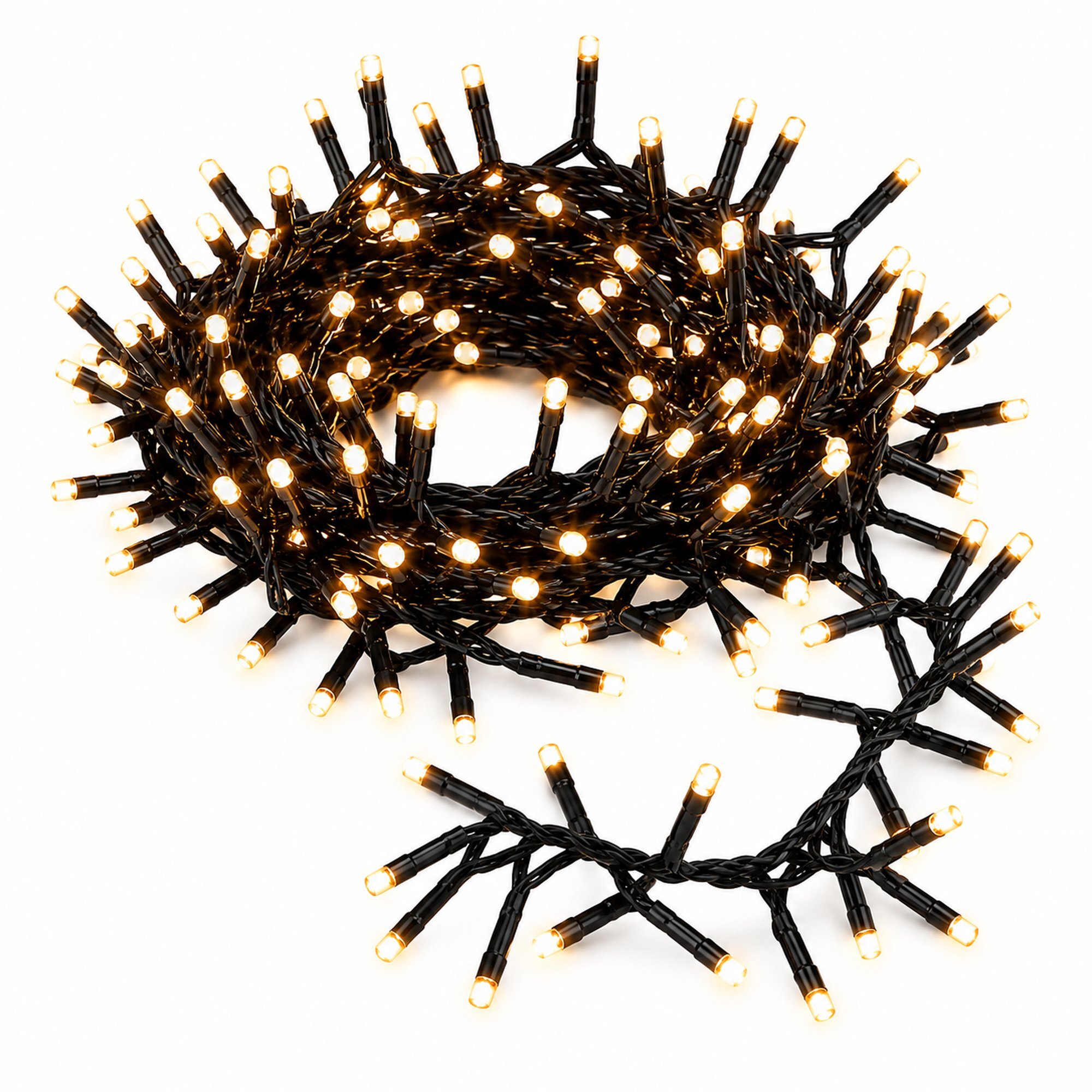 Clúster de 384 Luces LED Blanco Cálido - 6 metros