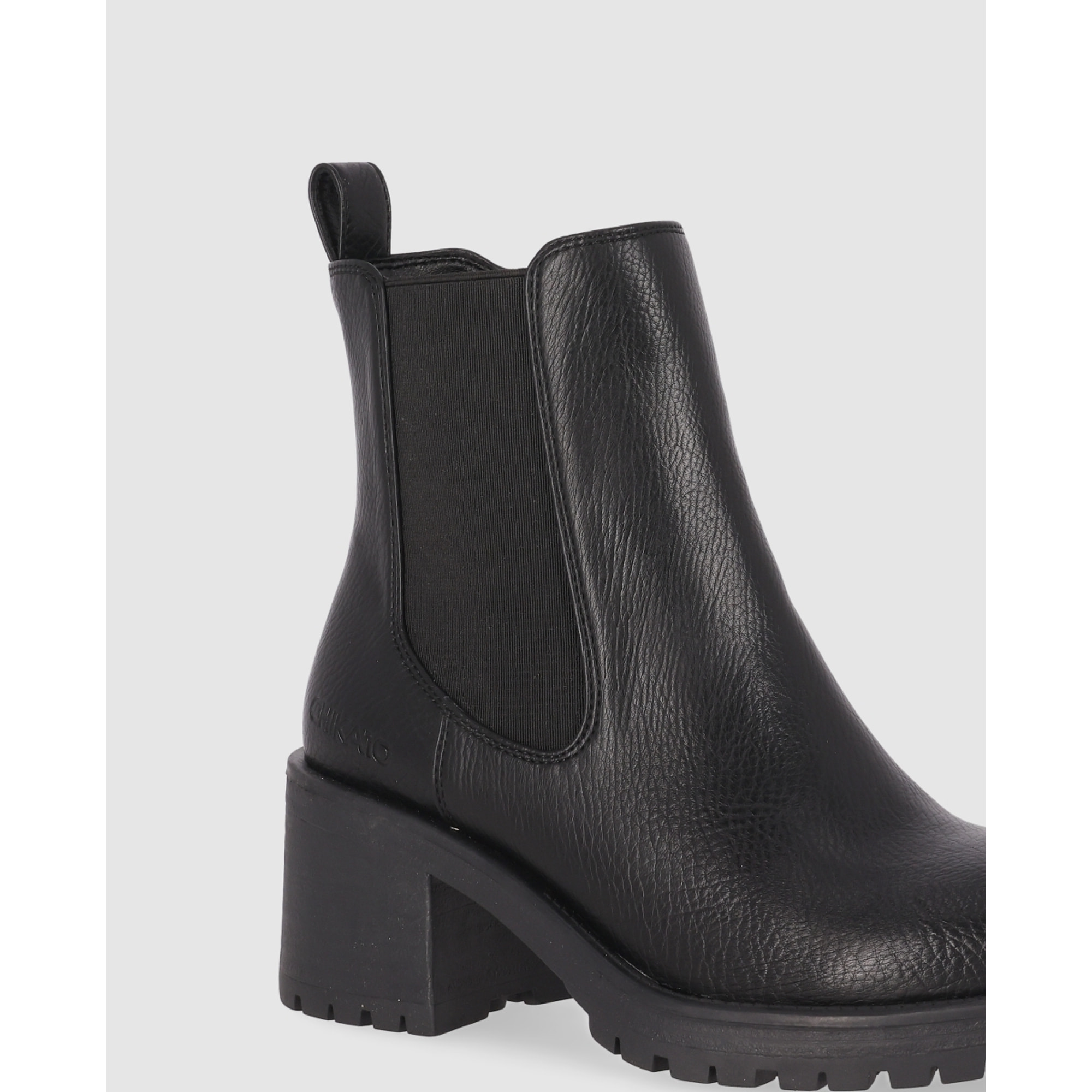 Botines - Negro - Tacón: 3 cm