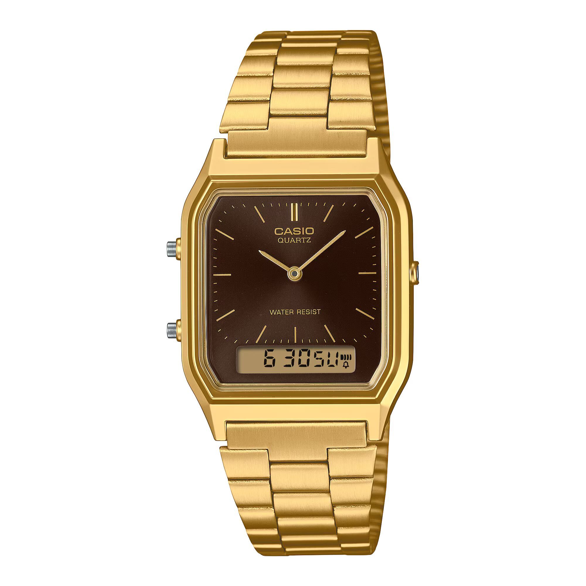 Reloj Casio AQ-230GA-5A Unisex Analogico/digital Cuarzo con Correa de Acero inoxidable
