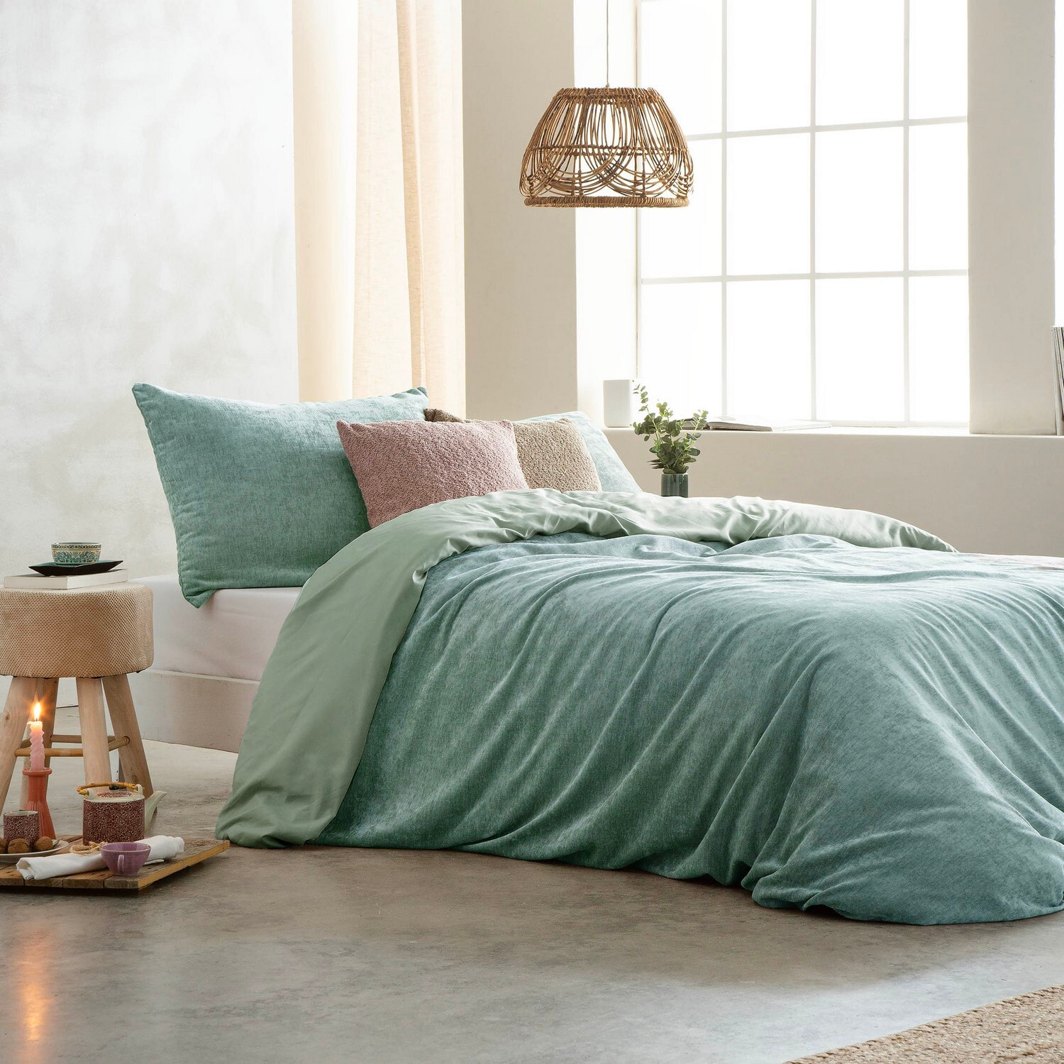 Funda nórdica velvet agua