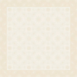 Nappe anti tache pur coton jacquard Joyaux d'hiver ivoire