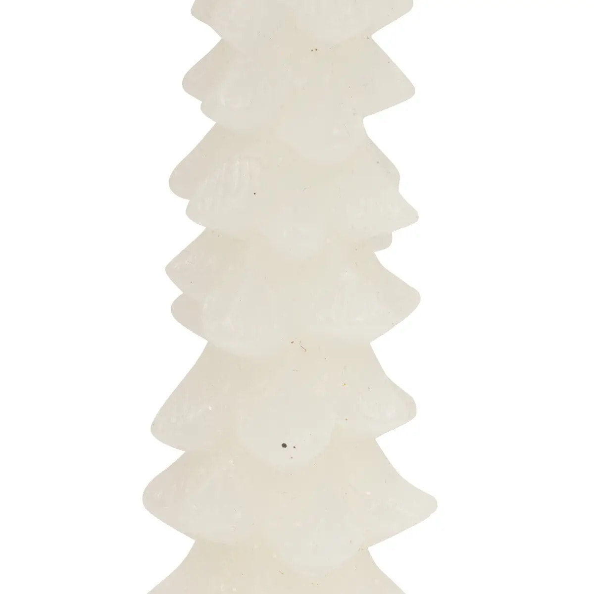 Lot de 2 bougies bâton sapin blanc
