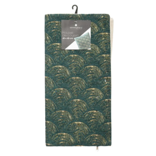 Housse de coussin vert cèdre 40x40cm