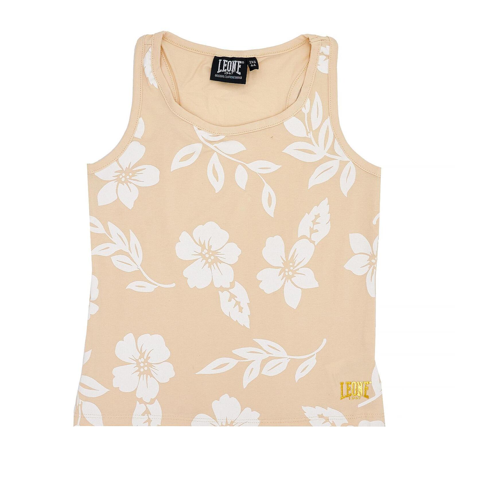 Camiseta de tirantes niña flores Chic Boxing