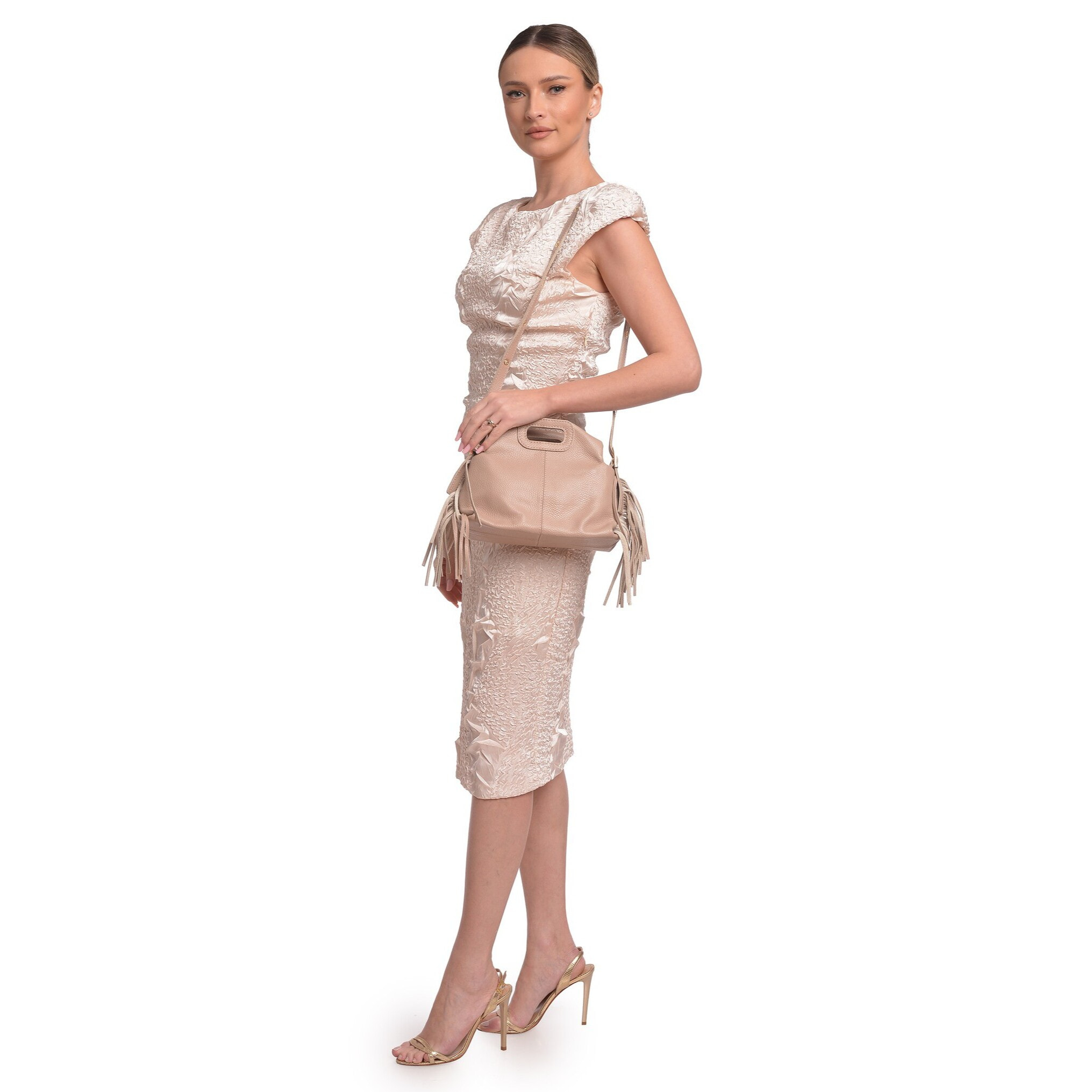 Borsa a mano Anna Luchini Rosa