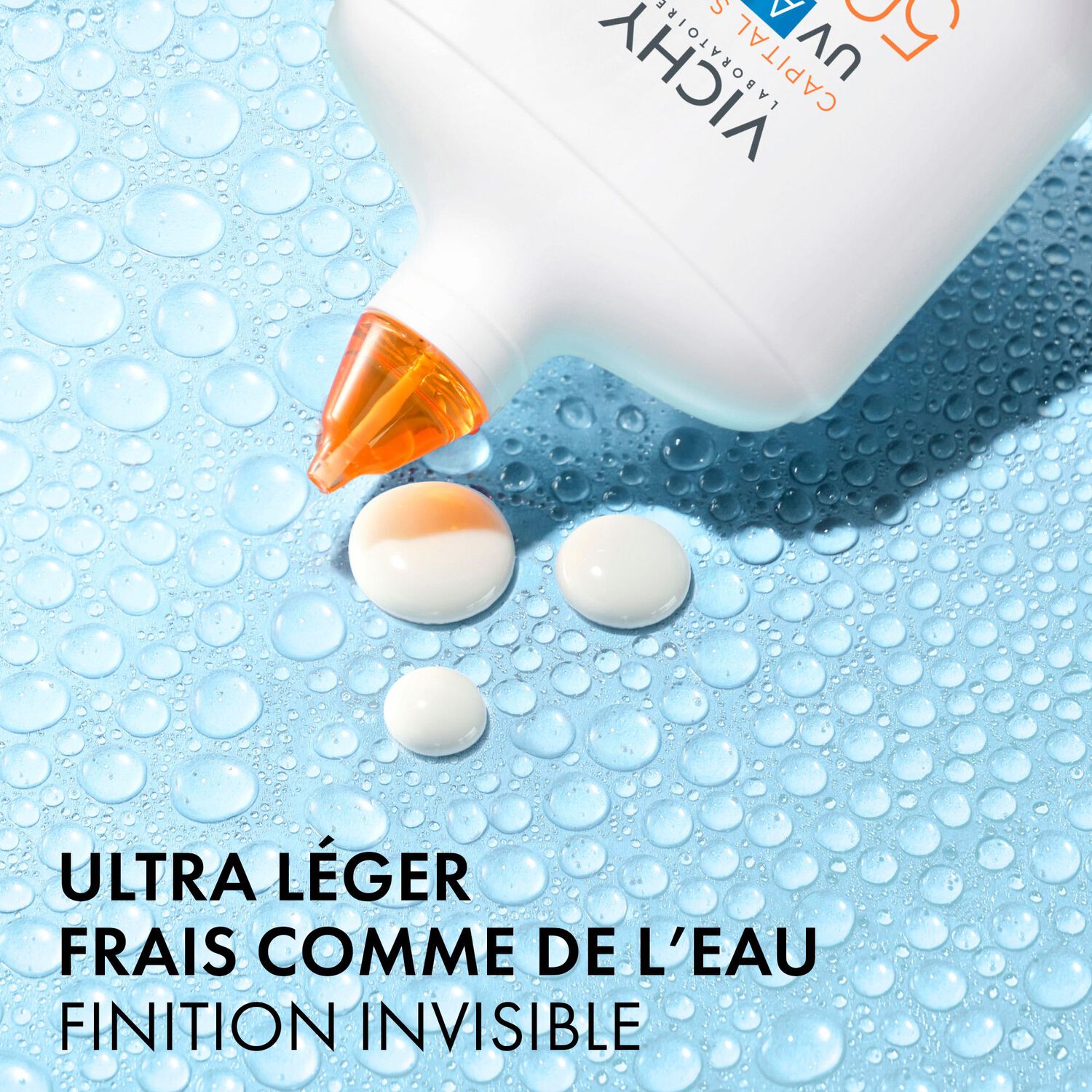 Capital Soleil UV-Aqua SPF50 - Fluide visage Invisible Hydratant