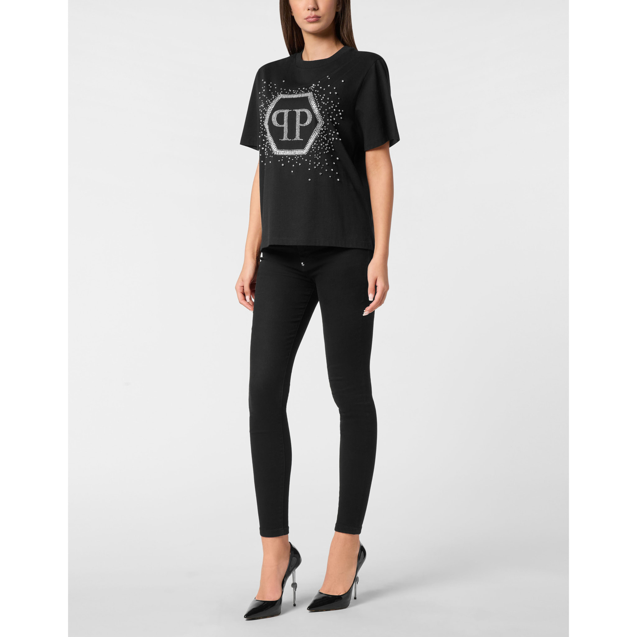 PHILIPP PLEIN Camiseta Hombre Fit HEXAGON