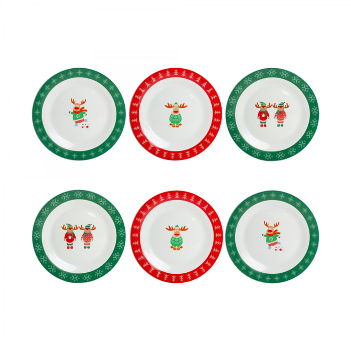 Lot de 6 assiettes à dessert, GLOGG