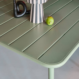 Table de jardin métal 6-8 places AMÉLIA