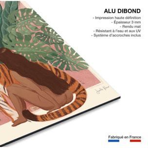Tableau jungle woman Tableau alu Dibond