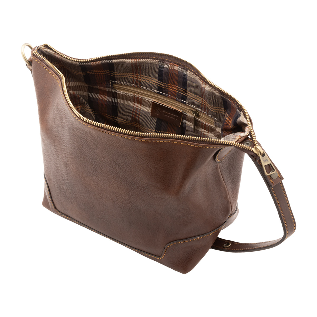 Borsa a mano  unisex In Vera pelle Made in Italy 24x19x18 cm