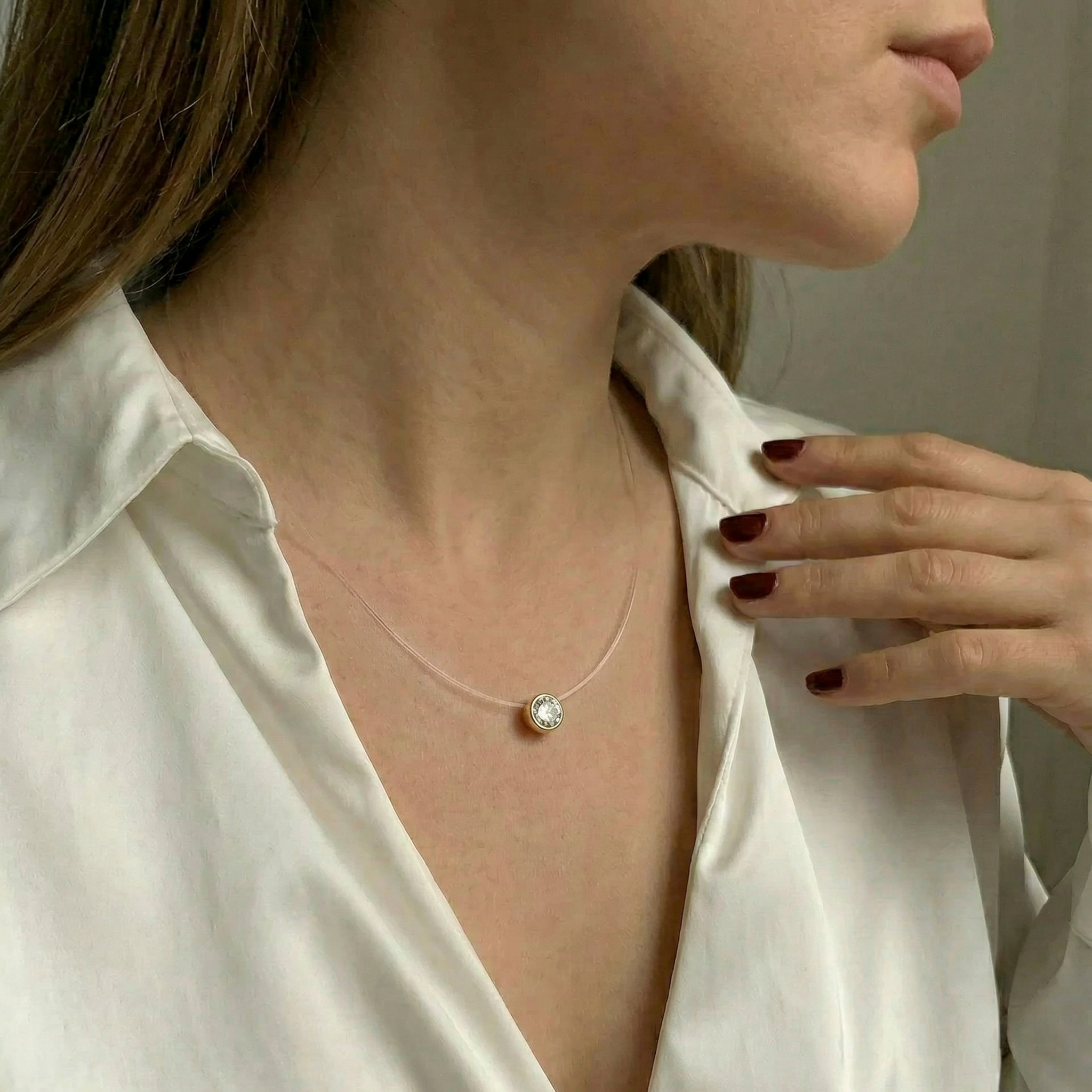 Collar Ferly acabado oro amarillo 18k