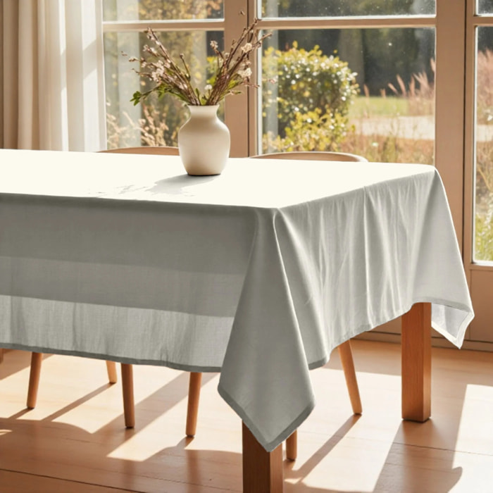 Nappe en résine anti-taches XL Uni lin 102